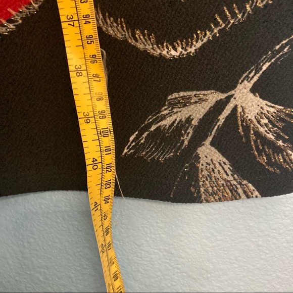 LuLaRoe Floral 3/4 Sleeve Dress - Black/Red - Large - Picture 6 of 8